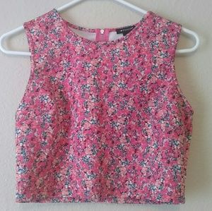 Floral crop top